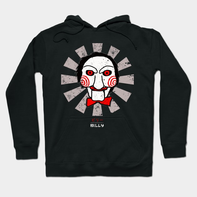 Billy The Puppet Retro Japanese Saw Hoodie by Nova5